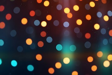 Wall Mural - bokeh lights product background generative ai