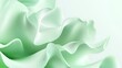 © lisa - Mint green fabric waves, abstract background