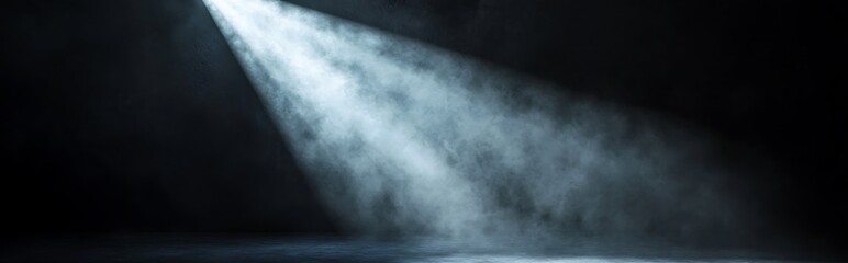 Wall Mural - illuminate your space with a black background spotlight, creating a focal point that enhances the dr