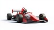 © Umnat - Detailed visualization of a race car and driver combination.