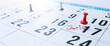 © Yingyaipumi - 2025 Event planner timetable agenda plan,start,schedule event.Calendar page pinned in a calender on data business meeting schedule,travel planning,project milestone,reminder,goal and Start concept.