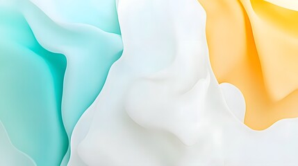 Fototapete - Captivating Fluid Gradient   Ethereal Pastel Swirls Emanate Tranquil Beauty