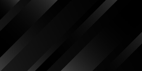 Wall Mural - abstract black luxury background with diagonal stripes. trendy geometric grey gradient. vector illus