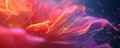 © STwul - Abstract Red & Pink Particle Flow, Glowing Background, Digital Art, Website Banner