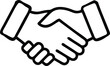 © MDMASUD - Handshake icon. Vector