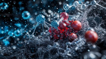 Aufkleber - Exploring material science ceramics properties laboratory scientific visualization abstract close-up innovation