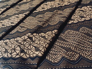 Pattern and background of Soga Genes batik cloth crafts