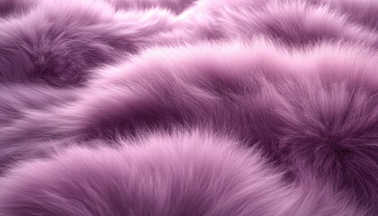 Canvas Print - Soft Purple Fur Texture Abstract Background