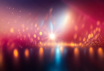 Leinwandbilder - Abstract grainy gradient background design in red and purple tones.