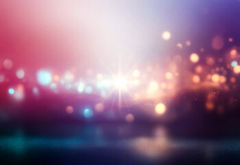 Leinwandbilder - An abstract grainy gradient background with a purple and pink color scheme.