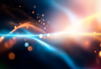 Leinwandbilder - A grainy, abstract red gradient fades into black.