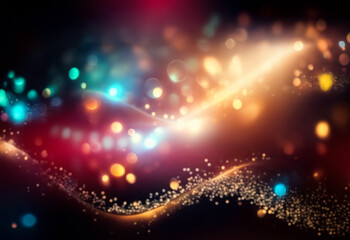 Leinwandbilder - A gradient background with a dark black bottom and a slightly grainy red top.