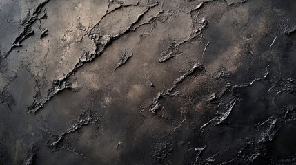 Poster - Dark and textured surface forming a grunge background