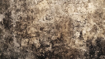 Poster - Old cracked grunge wall texture background showing rough surface