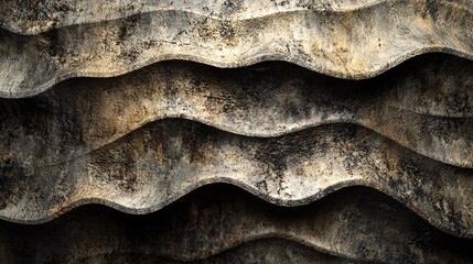 Aufkleber - Abstract background forming a wavy stone surface