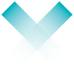Wall Mural - blue x mark gradient element