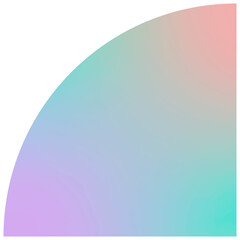 Wall Mural - colorful gradient element