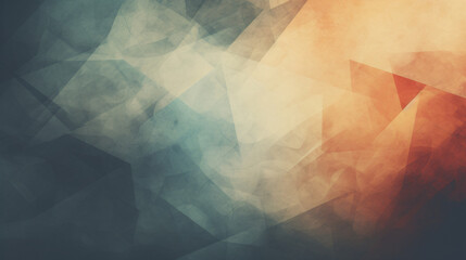 Poster - Abstract desktop background with muted beige and blue colors, perfect for presentation banners and displays.

