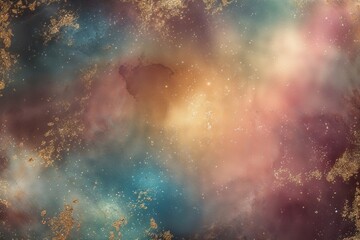 Wall Mural - Stunning Retro Gradient Overlay with Sophisticated Shimmering Effects