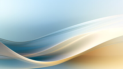 Aufkleber - An abstract visualization of business goals, represented in light blue and gold, ideal for premium displays.

