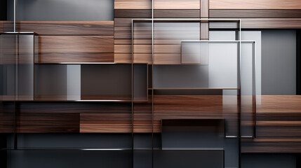 Poster - An abstract wallpaper with brown and black tones, perfect for minimal presentations and digital displays.

