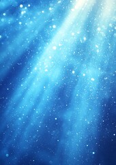 Wall Mural - white and blue abstract background shining with bright light, featuring a grainy noise texture and a