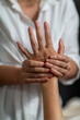 © Microgen - Hand massage for women helps relieve tension, improve circulation, reduce stress, and promote relaxation. It also removes dead skin cells, unclogs pores, and enhances smoother, healthier skin