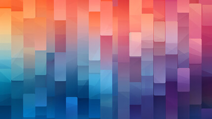 Fototapete - Gradient color rectangular flat pattern in monochrome, perfect for festive decorations, technology displays, and banners.

