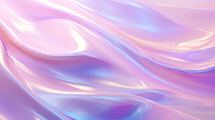 Aufkleber - Iridescent, shimmery, glossy, and creamy pastel background, perfect for presentation displays and technology banners.

