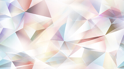Fototapete - The lines form diamonds and abstract iridescent patterns on a white premium background for a tech-inspired backdrop.

