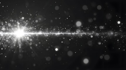 Leinwandbilder - Captivating image of a mesmerizing cosmic landscape featuring a vast expanse of glittering stars a luminescent galaxy and a dramatic awe inspiring atmosphere