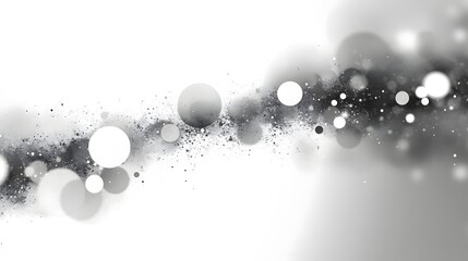 Fototapete - Elegant and glowing abstract bokeh light background with blurred defocused sparkling lights  Festive and stylish backdrop for holiday wedding or party and