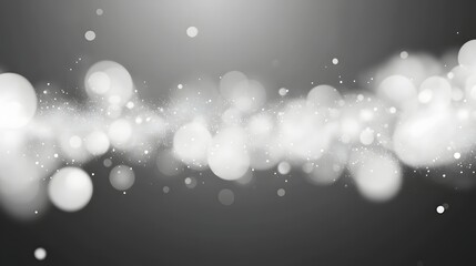 Poster - Elegant glowing lights and bokeh abstract background  Festive magical and luxurious atmosphere with a soft hazy and shimmering effect  Perfect for holiday winter or Christmas card display