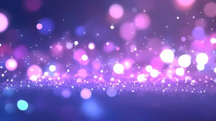 Leinwandbilder - Mesmerizing abstract background showcasing a sparkling cosmic display of vibrant purple blue and pink hues that exude a captivating radiance and enchanting sense of mystery  The iridescent shimmering