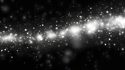 Aufkleber - Mesmerizing Starry Galaxy with Glowing Nebula in Breathtaking Cosmic Landscape  view of the vast universe with shimmering stars luminous celestial elements and mysterious interstellar phenomenon
