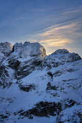 Fototapete - Goat Pass (Kozia Przelecz) in the winter scenery of the Tatra Mountains, Poland