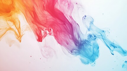 Wall Mural - Vibrant Abstract Background with Colorful Swirls and Smoke Effect for Use in Mockup Designs and Creative Projects