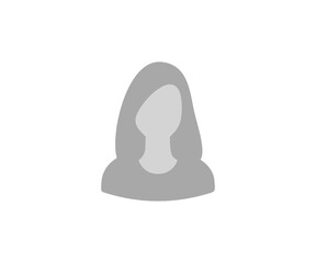 Fototapete - Default avatar woman icon. Diverse female avatar, social media illustration on transparent background PNG. 

