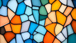 © Nadiyah - Colorful stained glass mosaic abstract background. Possible use for wallpaper or website backdrop