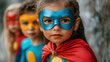 © Flux Imagery - Niños disfrazados de super héroes durante la celebración de carnaval