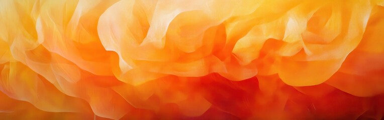 Poster - Warm orange and golden yellow gradient showcasing vibrant hues illuminating the atmosphere