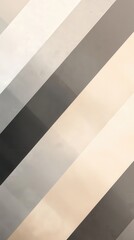Aufkleber - Diagonal stripes in a sleek gradient from light beige to deep black create an elegant visual effect in a modern design