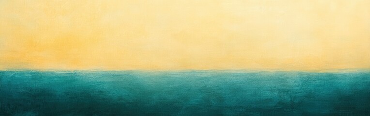 Poster - Textured gradient background with calming hues of yellow and turquoise for serene design purposes