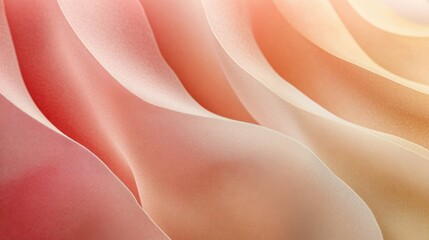Poster - Abstract pencil strokes create a gradient effect with soft light illuminating flowing shapes and textures