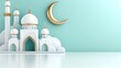 © RAKSIWAH - Minimalist islamic mosque 3d