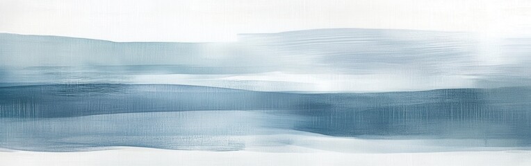 Fototapete - Muted blue and gray pencil strokes create a serene gradient effect in abstract artwork