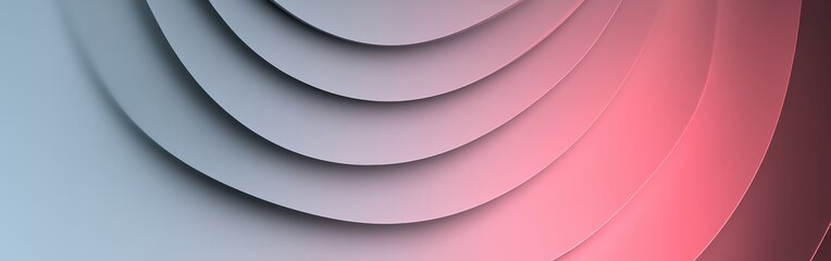 Poster - Elegant circular gradient transitioning from gray to vibrant red in a modern design