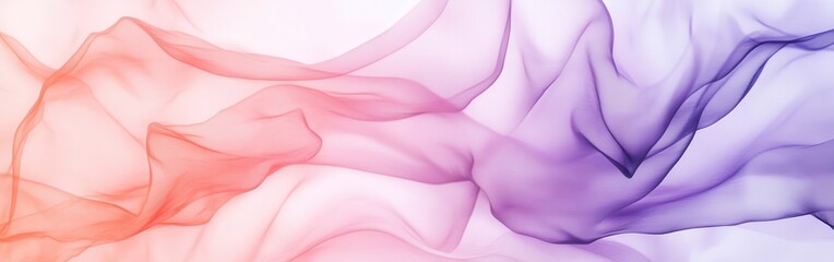 Poster - Colorful abstract pencil strokes create a vibrant backdrop with flowing ribbons of soft hues and textures