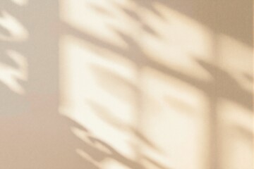 Wall Mural - abstract soft light and shadow pattern on beige background.
