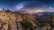 © Faruq - Milky Way over mountain path